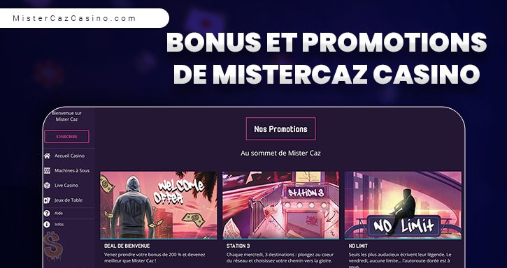 bonus de mister caz casino